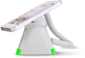 Optiguard V-line stand alone beveiligingsdisplays steuntjes met alarm en oplaadfunctie met smartphone_highlight groen