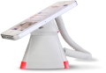 Optiguard V-line stand alone beveiligingsdisplays steuntjes met alarm en oplaadfunctie met smartphone_highlight rood