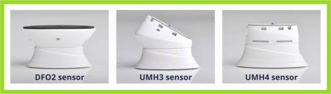 Verschillende types sensorkoppen t.b.v. OPTIGUARD alarm productbeveiliging by Elbes