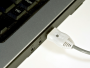 USB-A sensor alarmkabel voor het beveiligen van laptops, notebooks en andere apparaten met een USB aansluiting